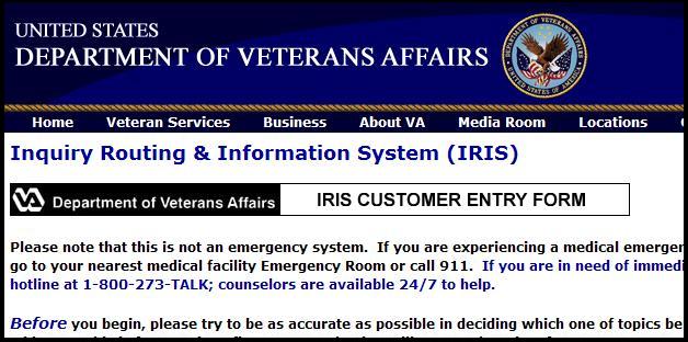 IRIS: Online Messaging with VA