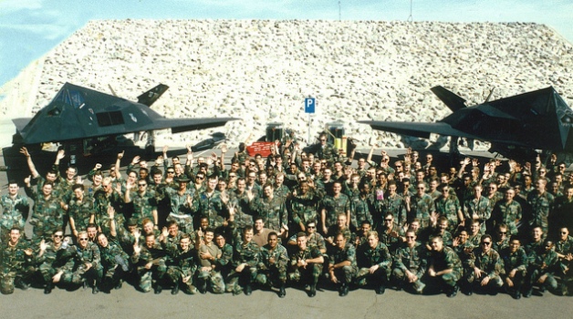 Photo of soldiers in the Gulf War