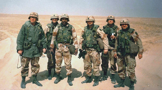 Photo of soldiers in Gulf War