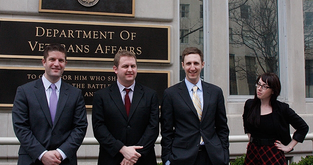 The New Media Team in front of VA Central Office