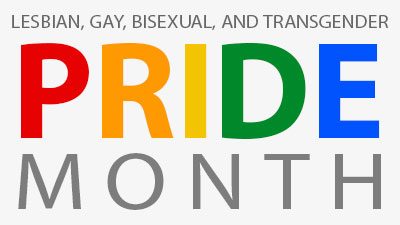 LGBT pride month sign