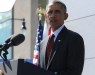 President Obama speaks on Sunday, October 5, 2014, at the American Veterans Disabled for Life Memorial dedication in Washington, D.C.