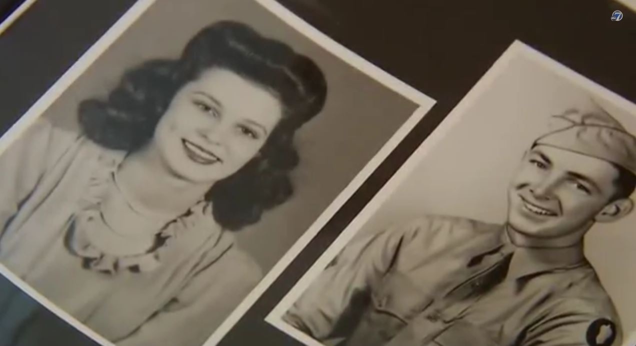 WWII Veteran tears up reading long-lost love letter to his future-wife from 70 years ago