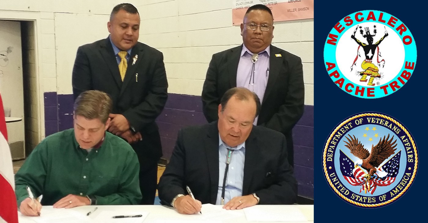 MOU Signing Ceremony Mescalero Apache Tribe and VA