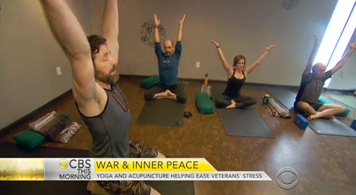 CBS This Morning: Yoga helps Veterans