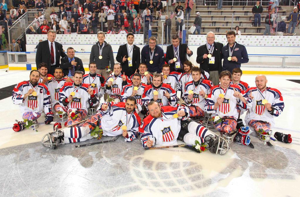 US National Sled Hockey Team defeats Canada to claim World Championships