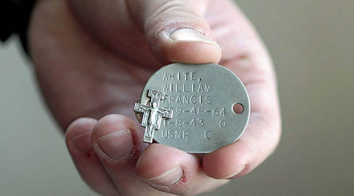 World War II dog tag, ring returned to family