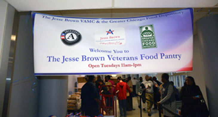 Jesse Brown VAMC food pantry