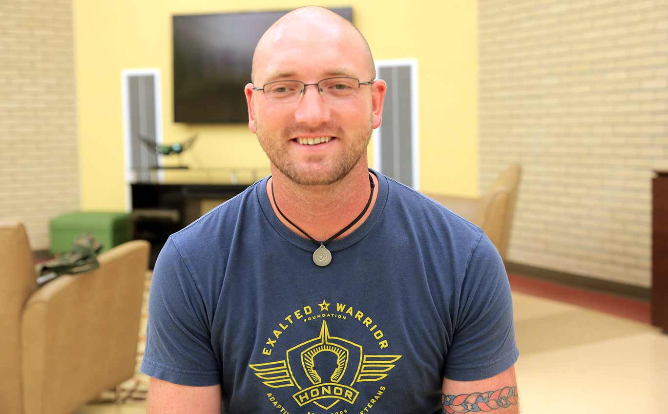 Nicholas Caris, USMC Veteran and yoga instructor