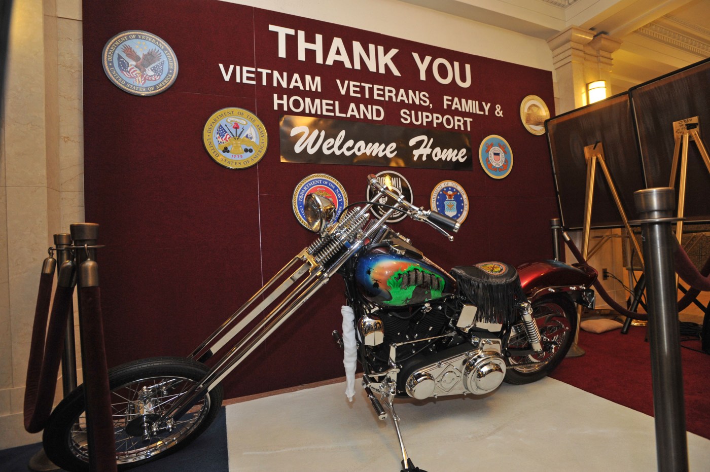 Exhibit unveiled to honor Vietnam Veterans