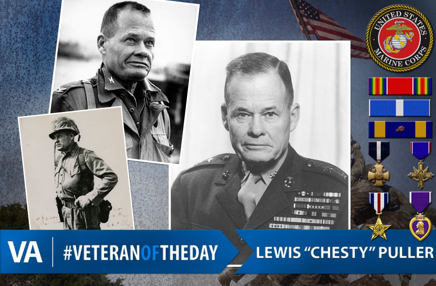 #VeteranOfTheDay New Years Day 2016 – Lewis “Chesty” Puller