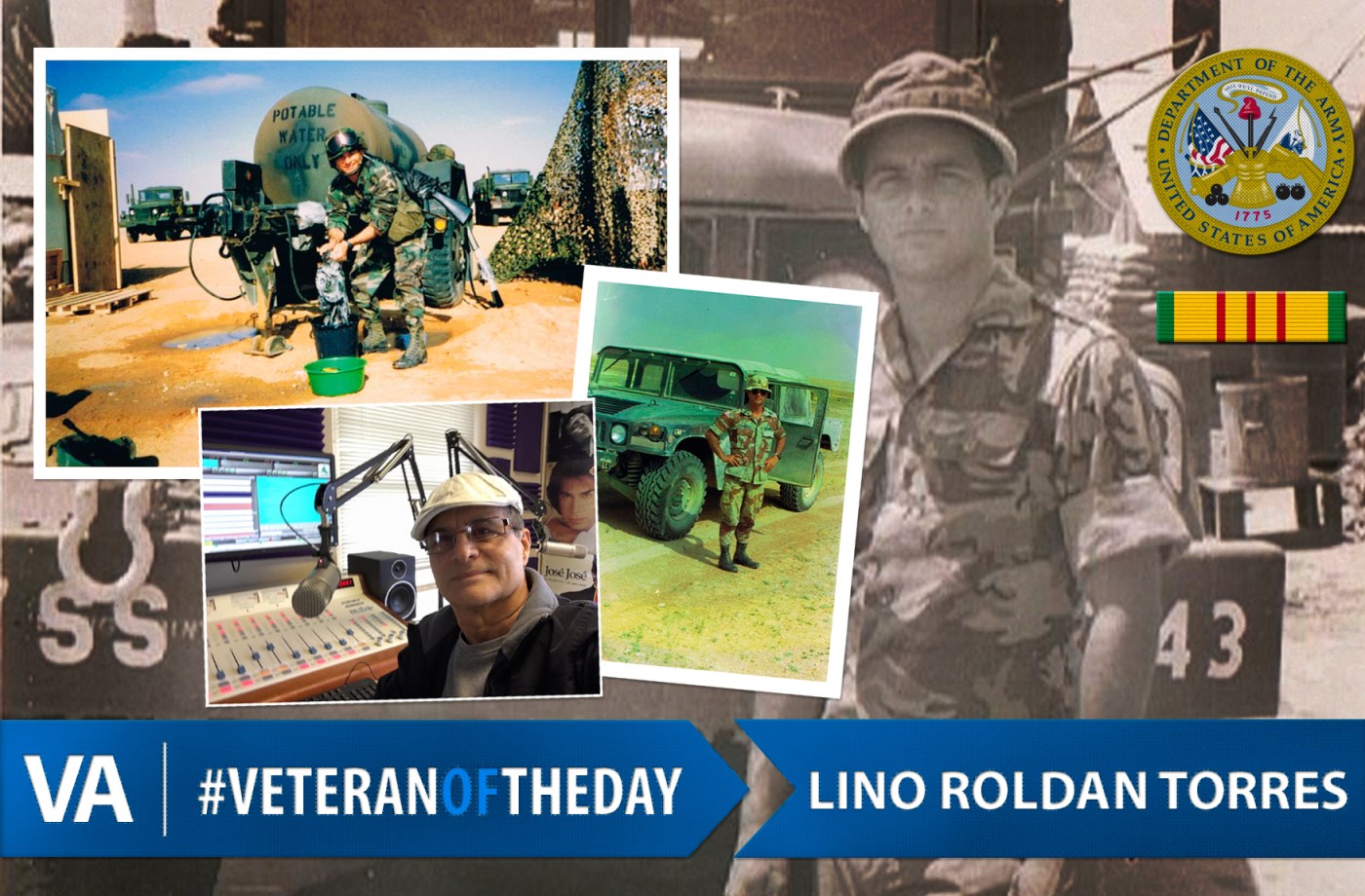 Veteran of the day Lino Roldan Torres