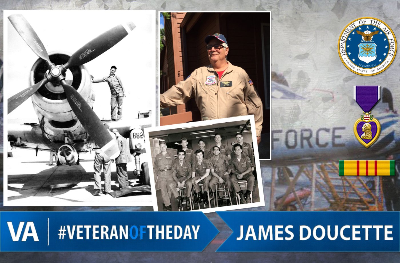 Veteran of the day James Doucette