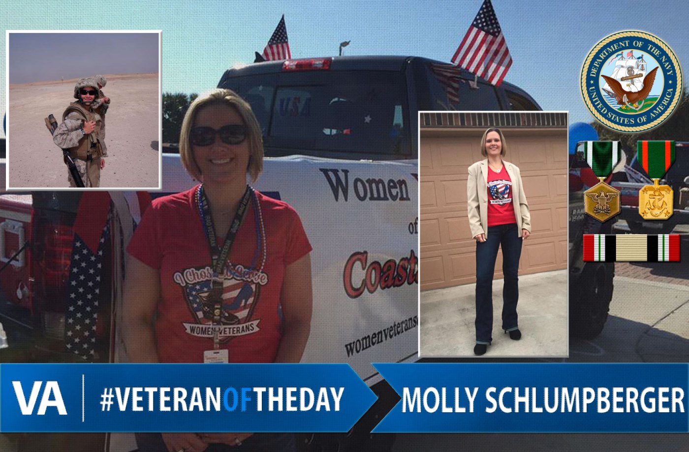 Veteran of the day Molly Schlumpberger