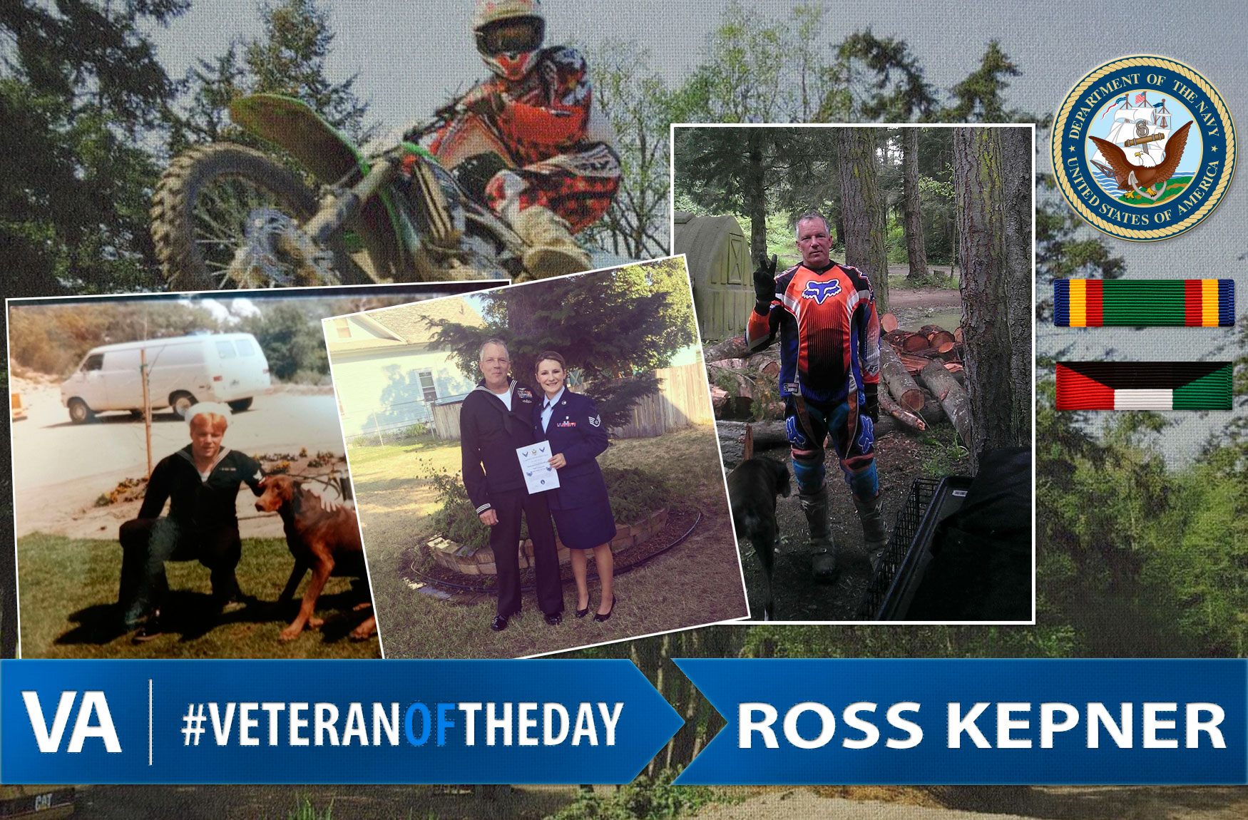 Veteran of the day Ross Kepner