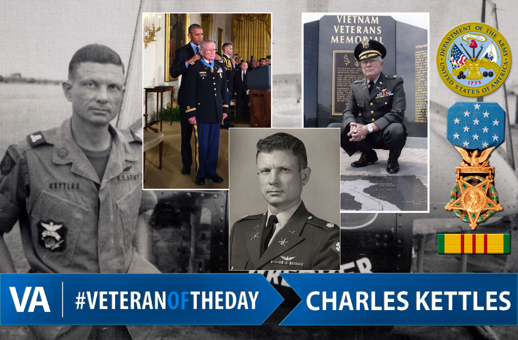 Veteran of the day Charles Kettles