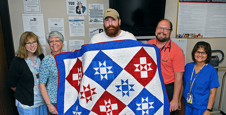 Image of a Quilt of Valor