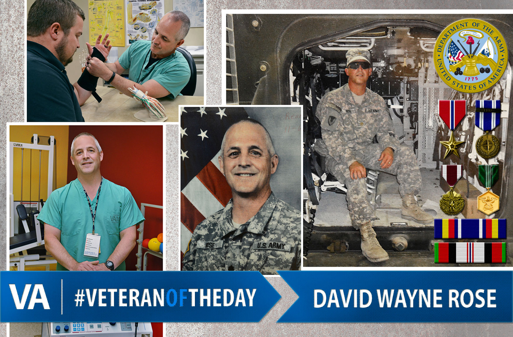 #VeteranOfTheDay Army Veteran David Wayne Rose - VA News