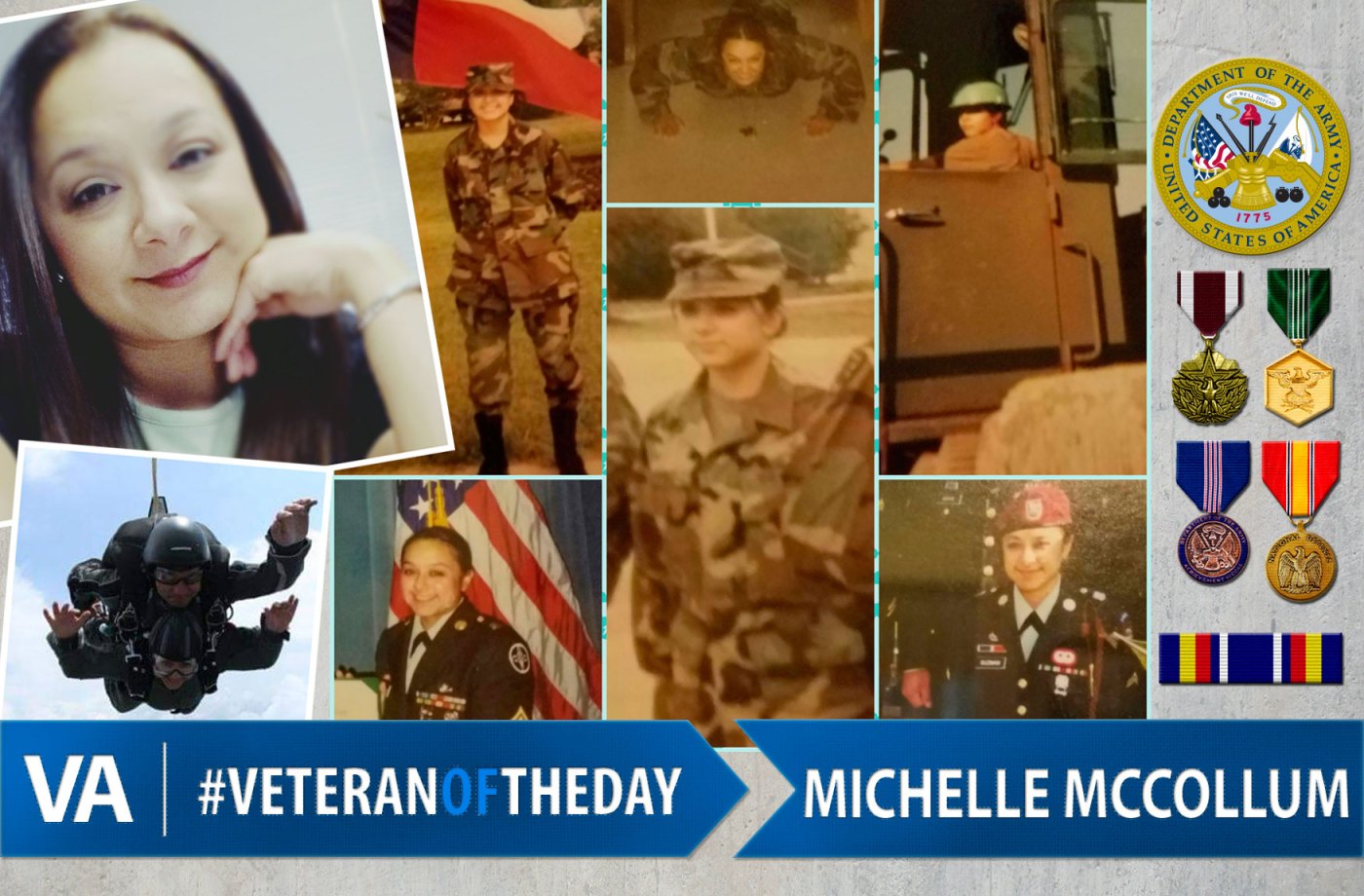Veteran of the day Michelle McCollum