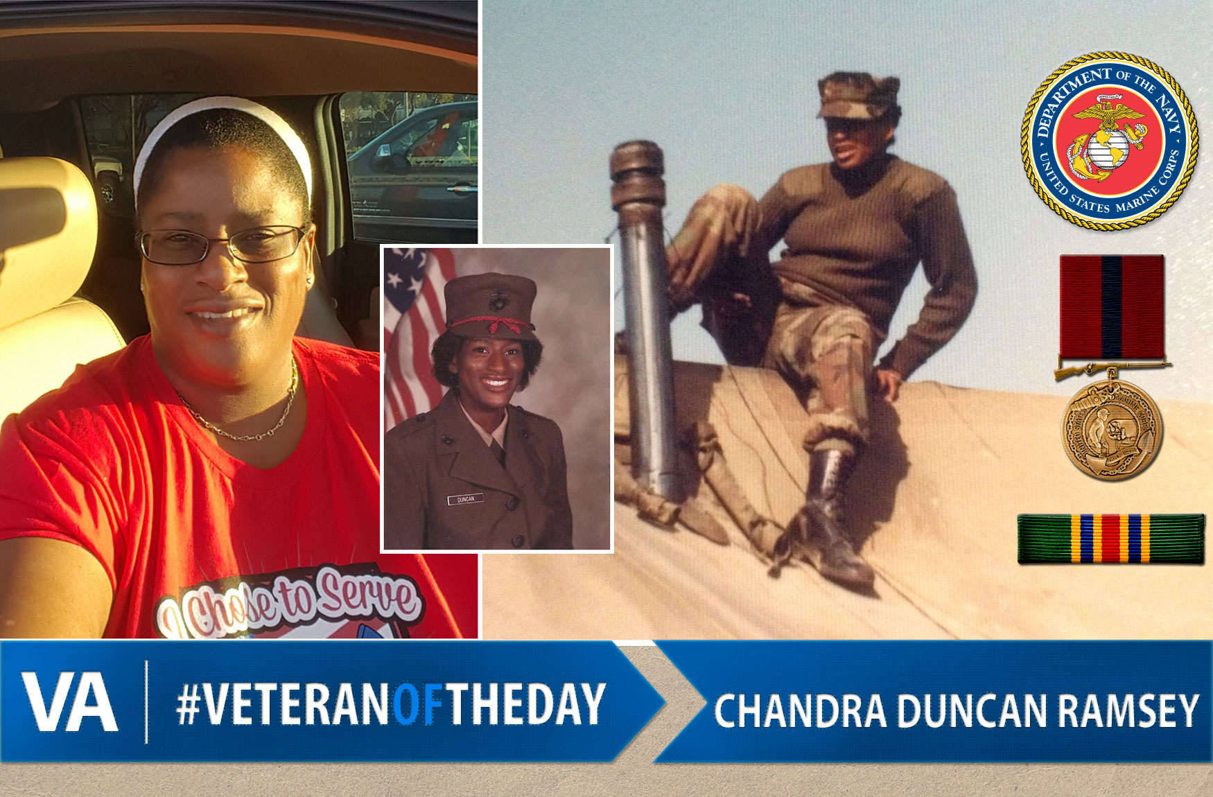 Veteran of the day Chandra Duncan Ramsey