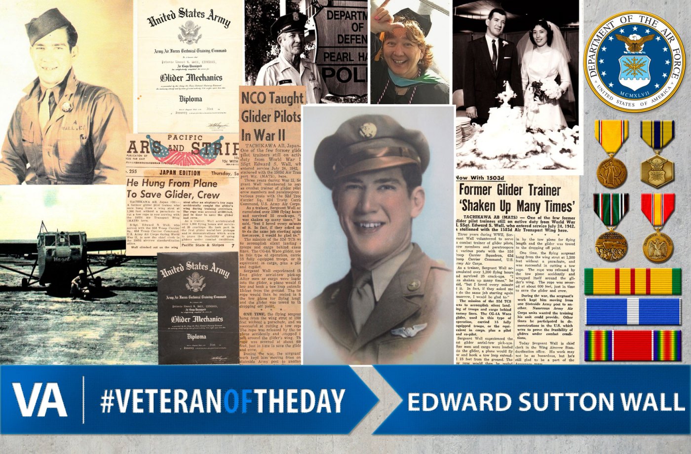 Veteran of the day Edward Sutton Wall