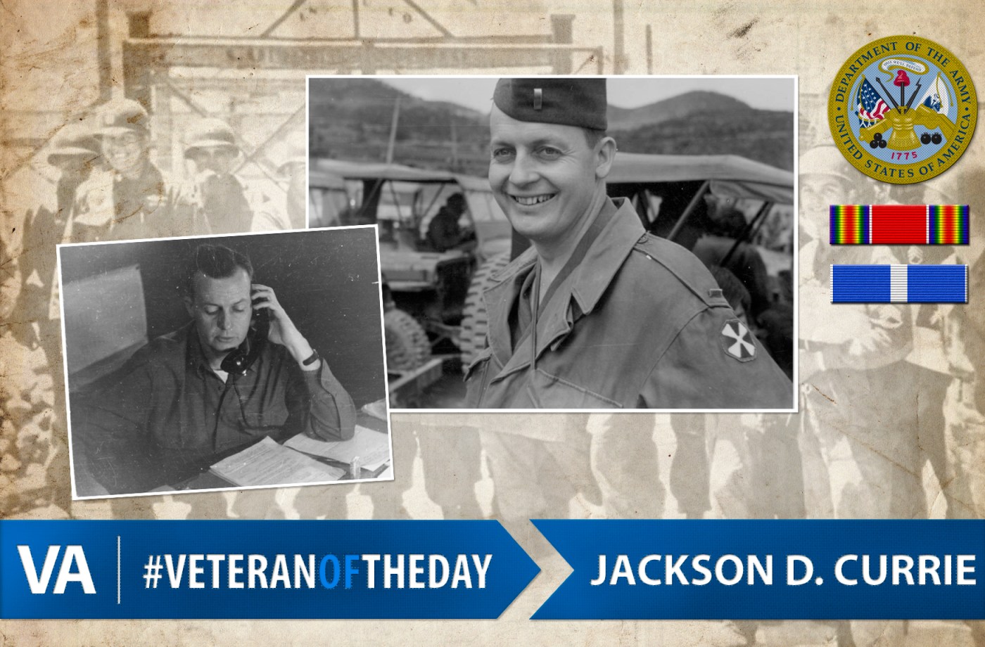 Veteran of the Day Jackson Currie
