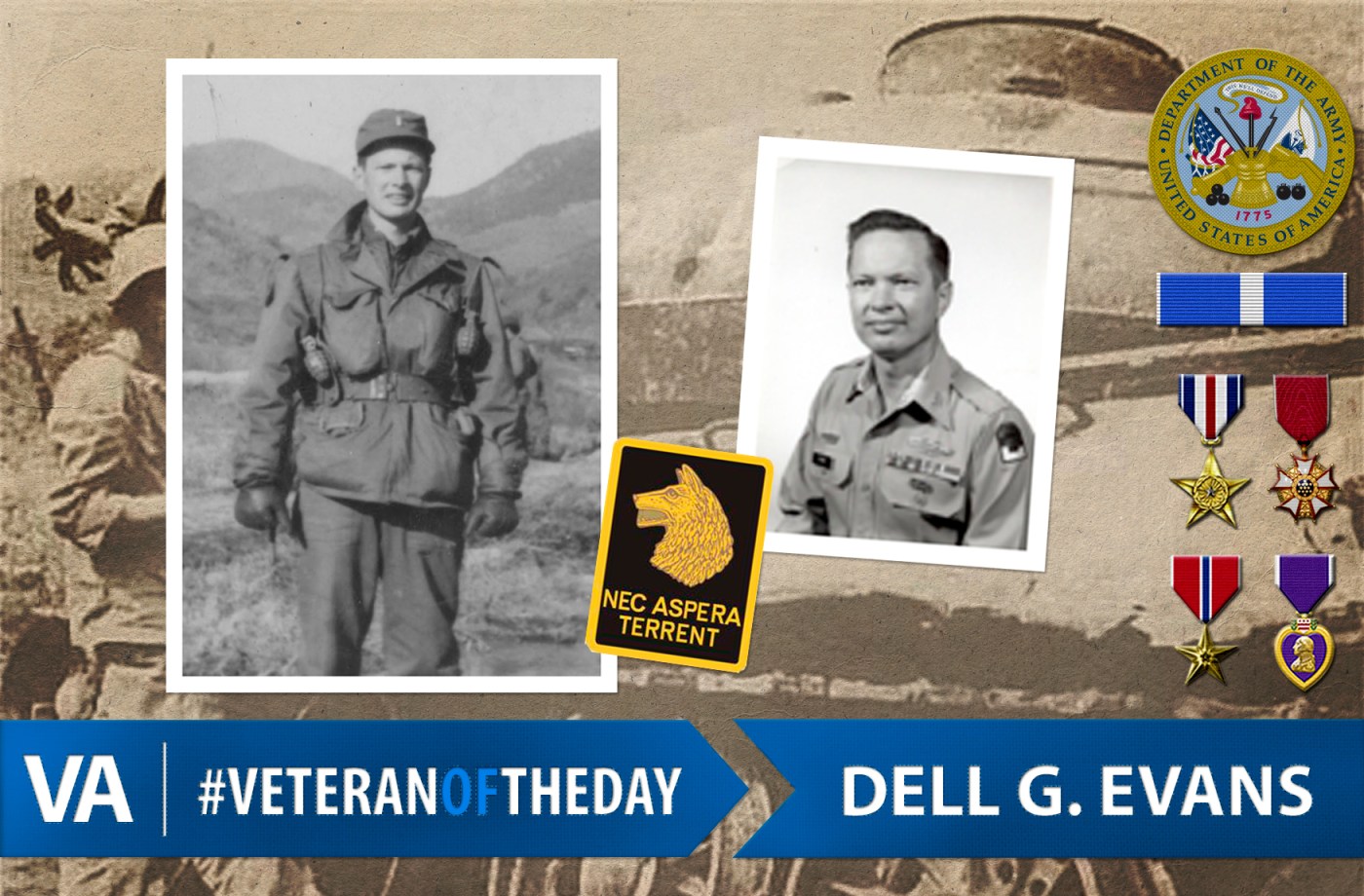 Veteran of the Day Dell G. Evans