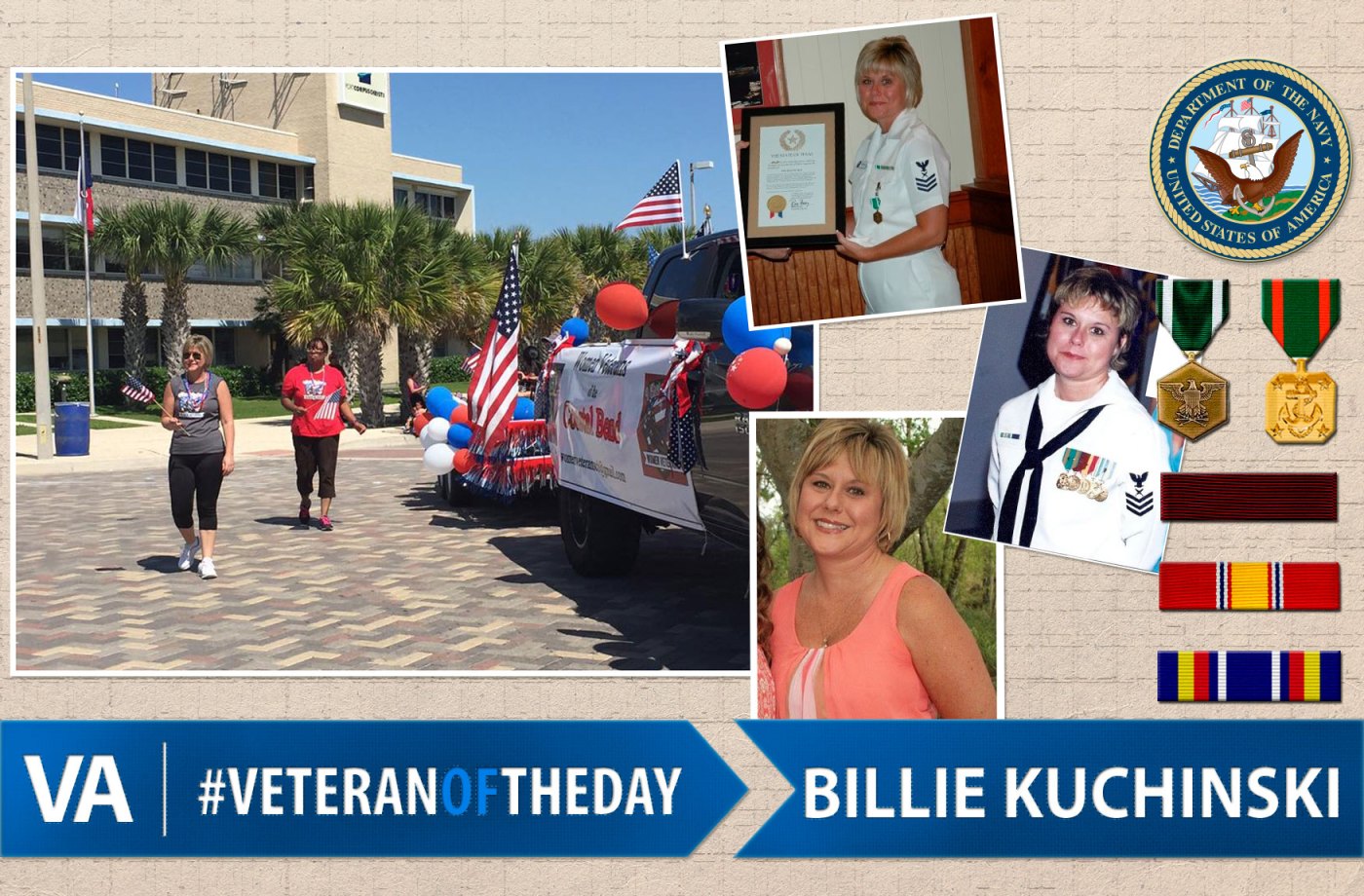 Navy Veteran Billie Kuchinski - Veteran of the Day