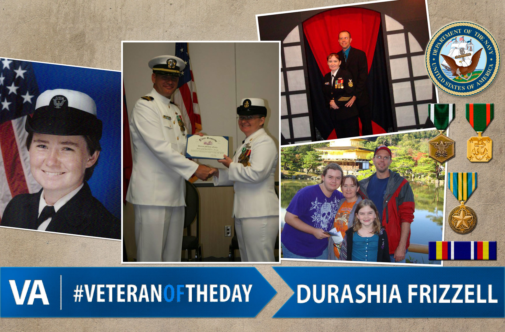 Durashia Frizzell - Veteran of the Day