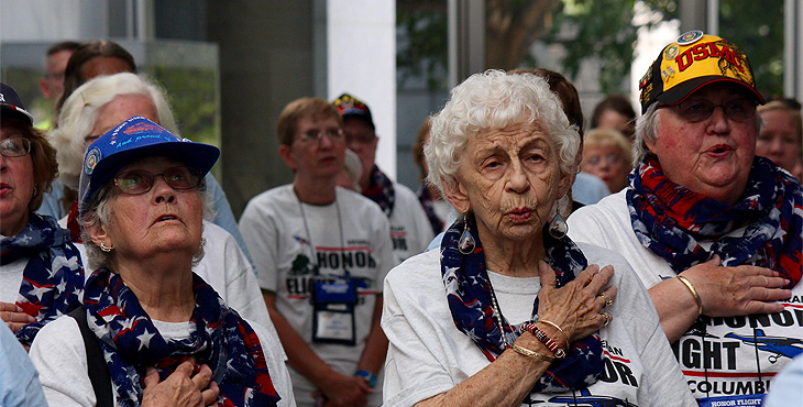 Honor Flight Columbus all-women Veterans
