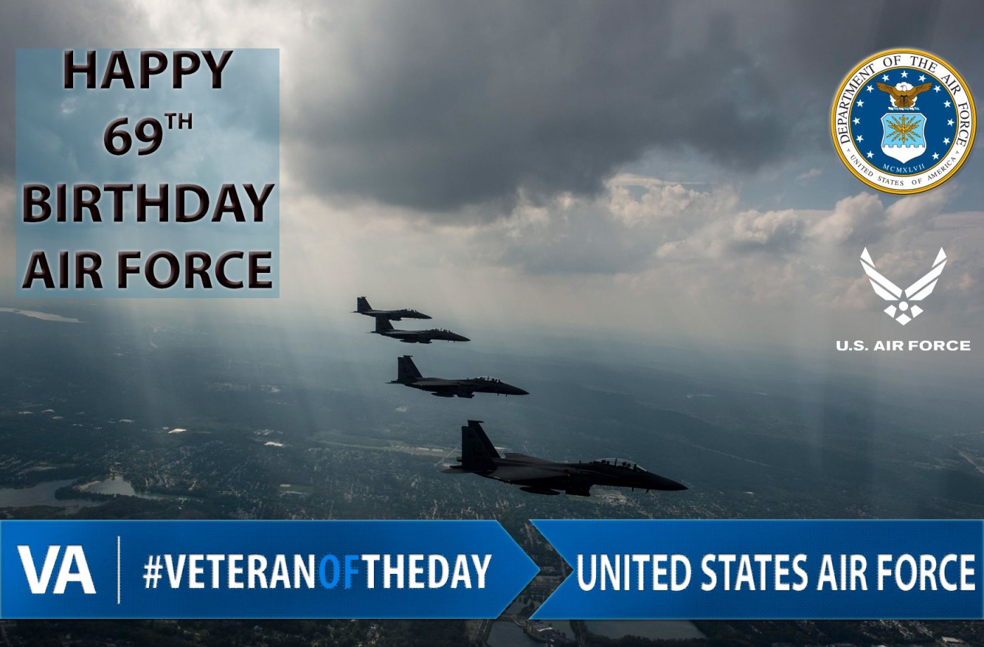 United States Air Force 69th Birthday - Veteran of the Day