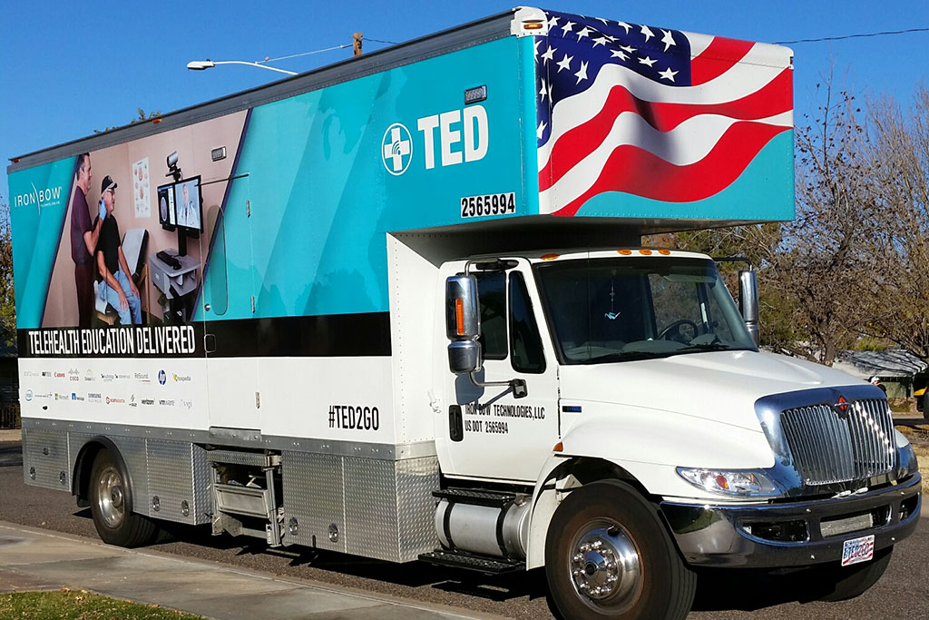 Telehealth Education Delivered (TED) vehicle.
