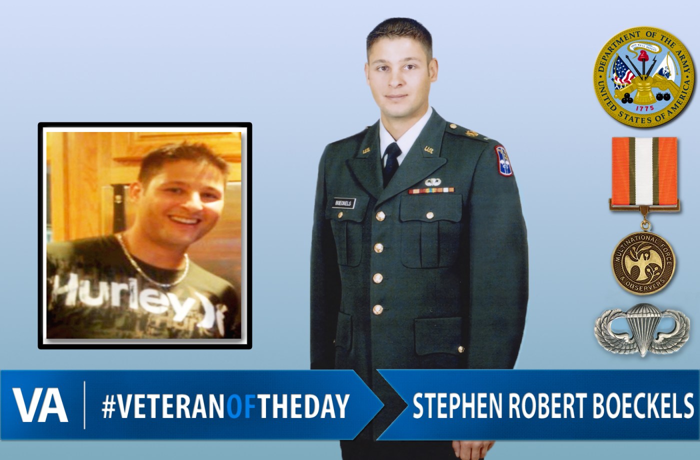 Veteran of the Day Stephen Boeckels