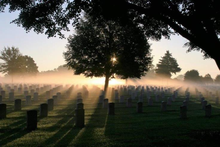 image of a national cemetery
