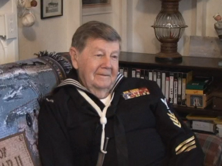 image of Paul Weiser wearing his Navy uniform