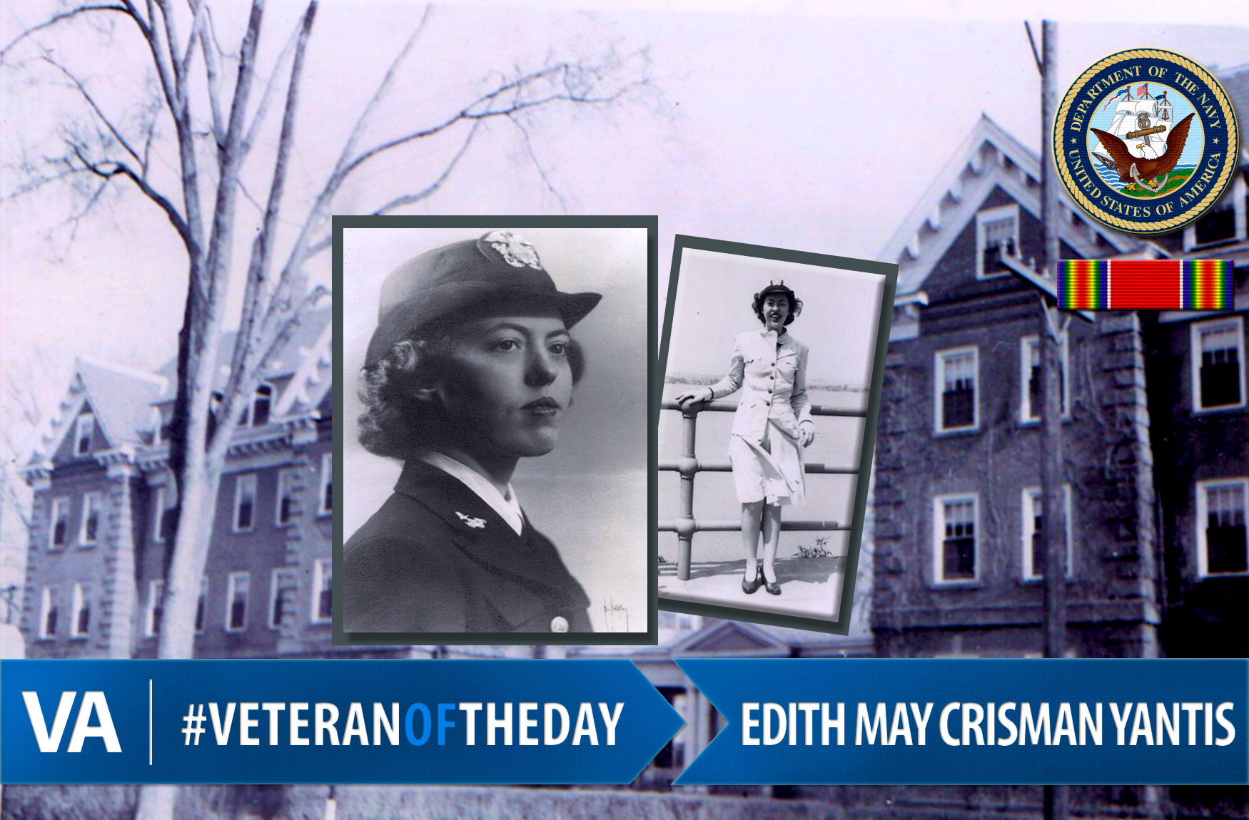 #VeteranOfTheDay Edith May Crisman Yantis