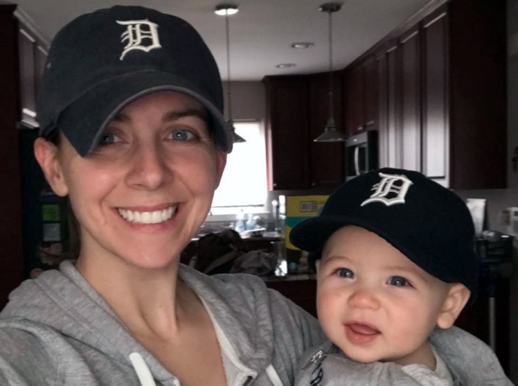 image of Ashleigh Byrnes and her son