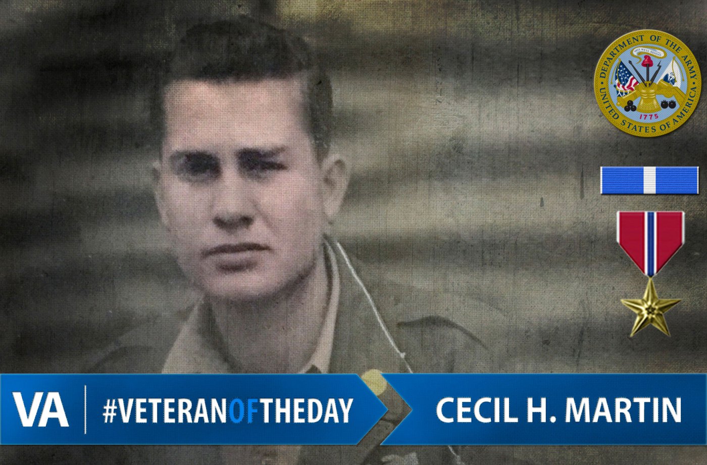#VeteranOfTheDay Army Veteran Cecil H. Martin