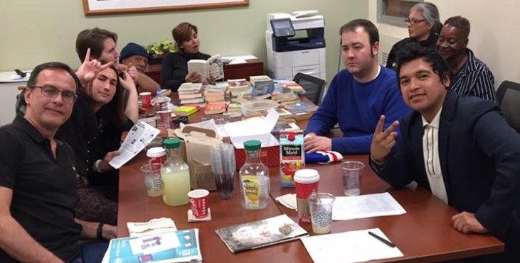 Group image of WordCommando at a table.