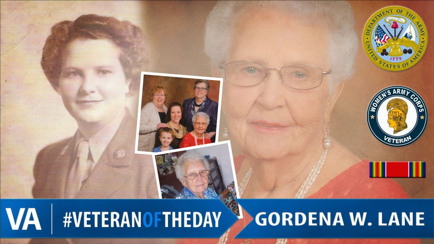 #VeteranOfTheDay Gordena Lane