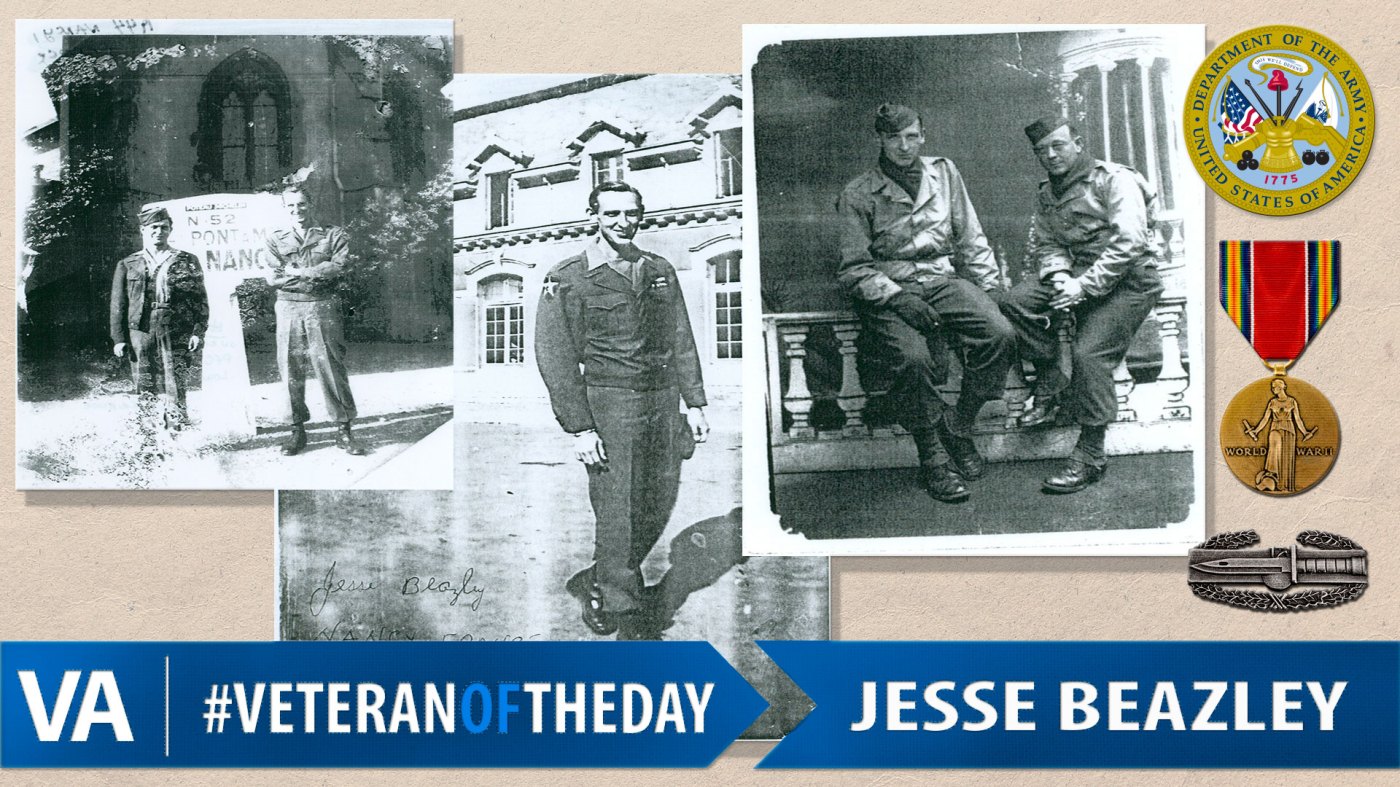Jesse Beazley - Veteran of the Day