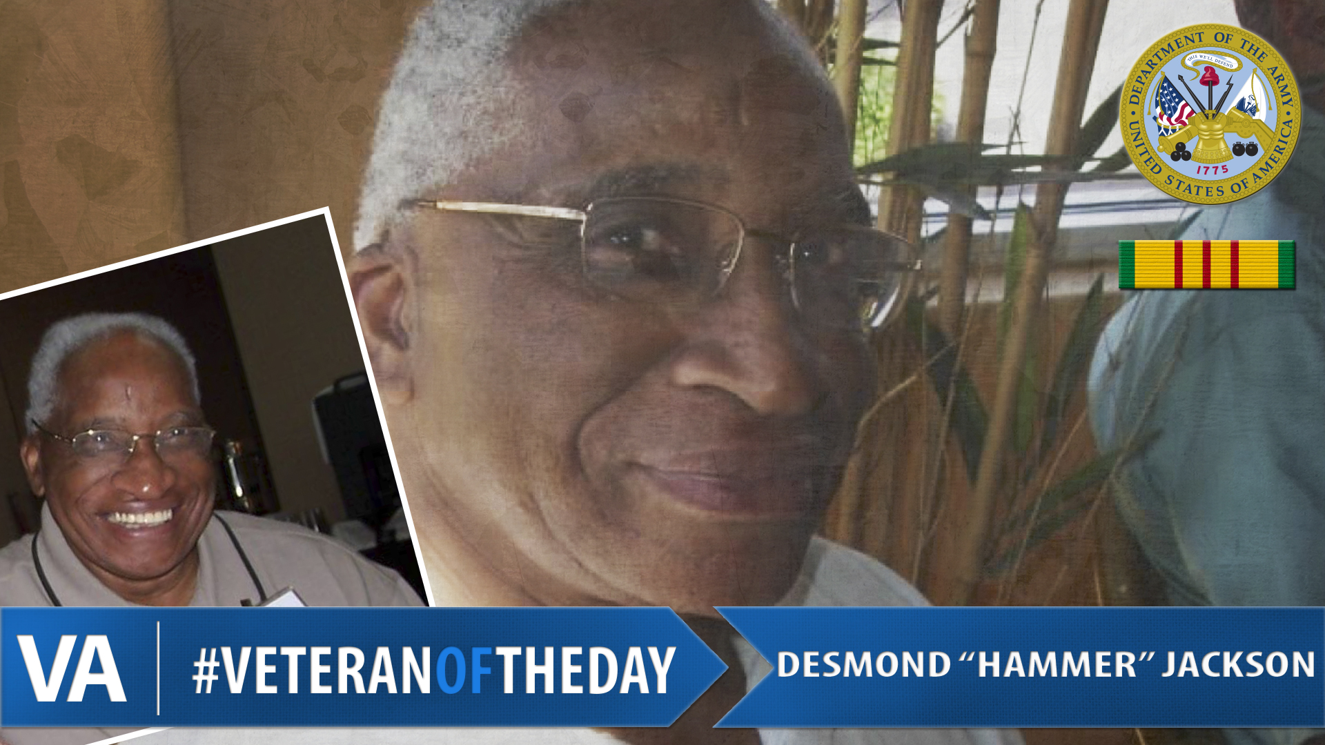 Desmond Jackson - Veteran of the Day