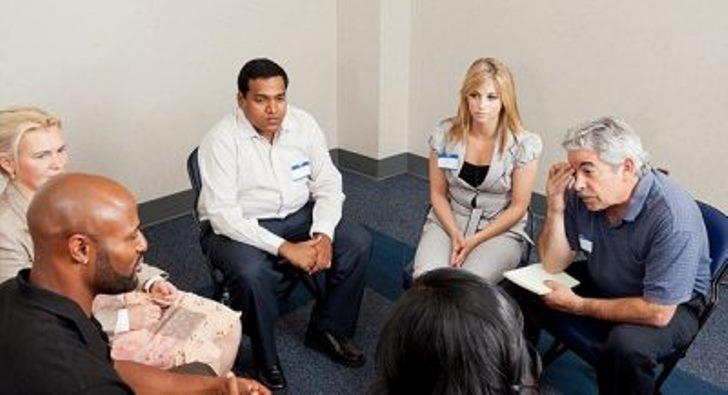 Image of a support group meeting.