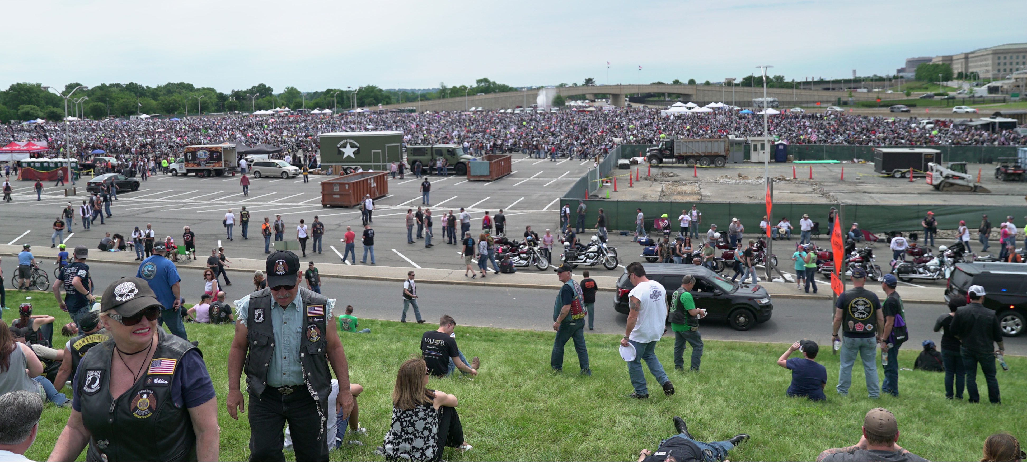 Crowd at Pentagon