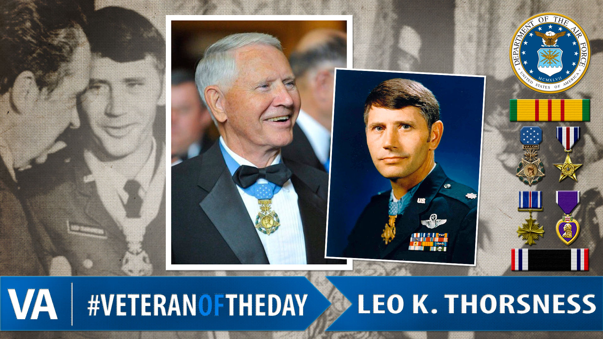 Veteran of the Day Leo Thorsness.