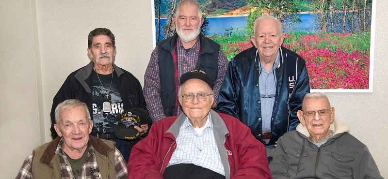 A group of older Salt Lake City Veterans use their years of experience to help younger generations