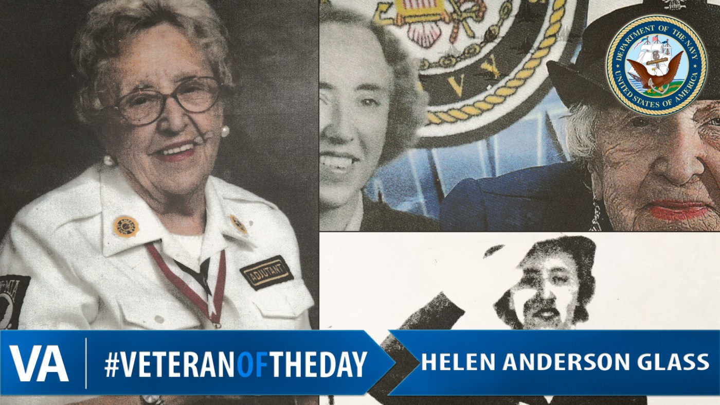 #VeteranOfTheDay Helen Anderson Glass