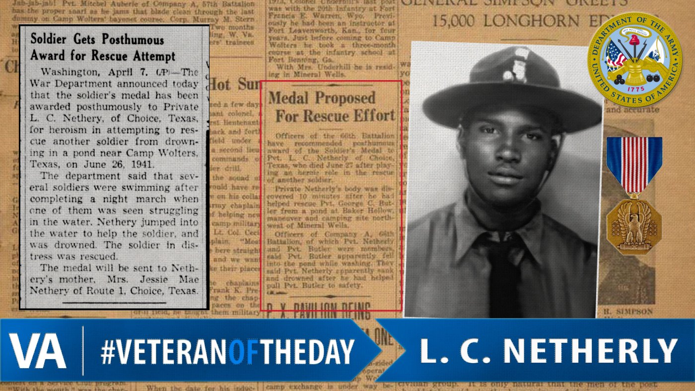 L. C. Netherly - Veteran of the Day