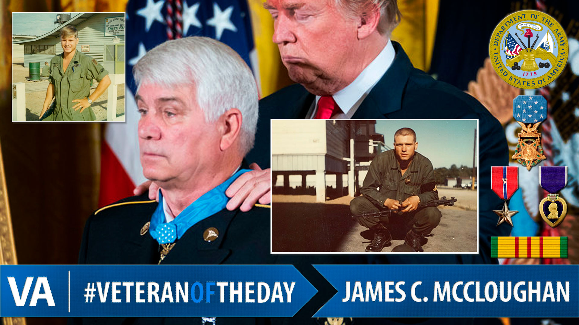 #VeteranOfTheDay Army Veteran James C. McCloughan - VA News