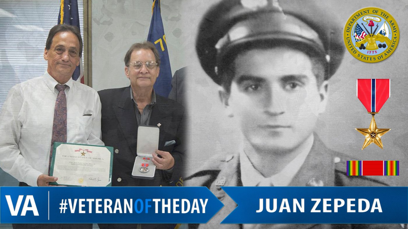 Juan Zepeda - Veteran of the Day